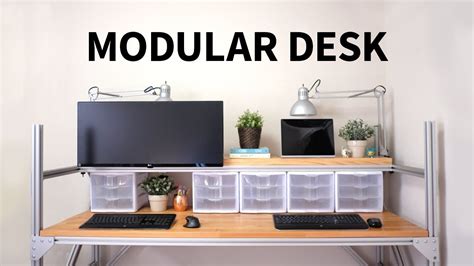 Modular desk using t.